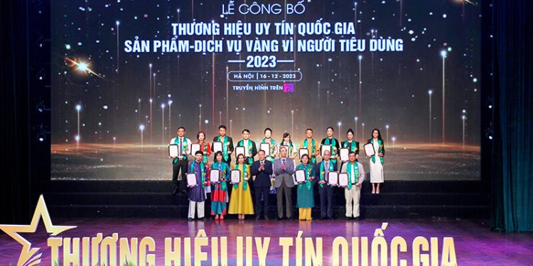 Công bố thương hiệu uy tín quốc gia 2023: Nhiều doanh nghiệp được tôn vinh
