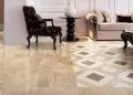 Gạch lát nền đẹp cho phong cách thiết kế hoa văn cổ điển