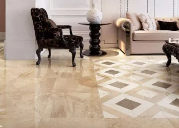 Gạch lát nền đẹp cho phong cách thiết kế hoa văn cổ điển